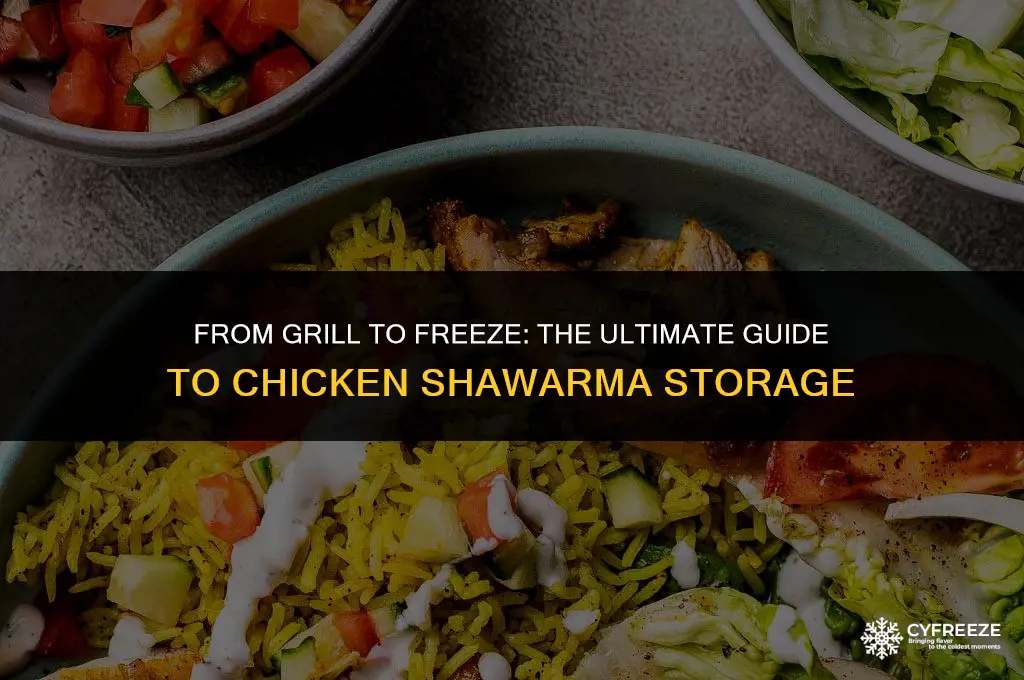 can you freeze chicken shawarma
