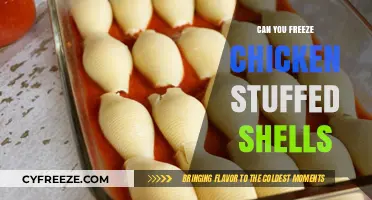 Stuffed Shells Surprise: Freezing Chicken-Filled Pasta for Later