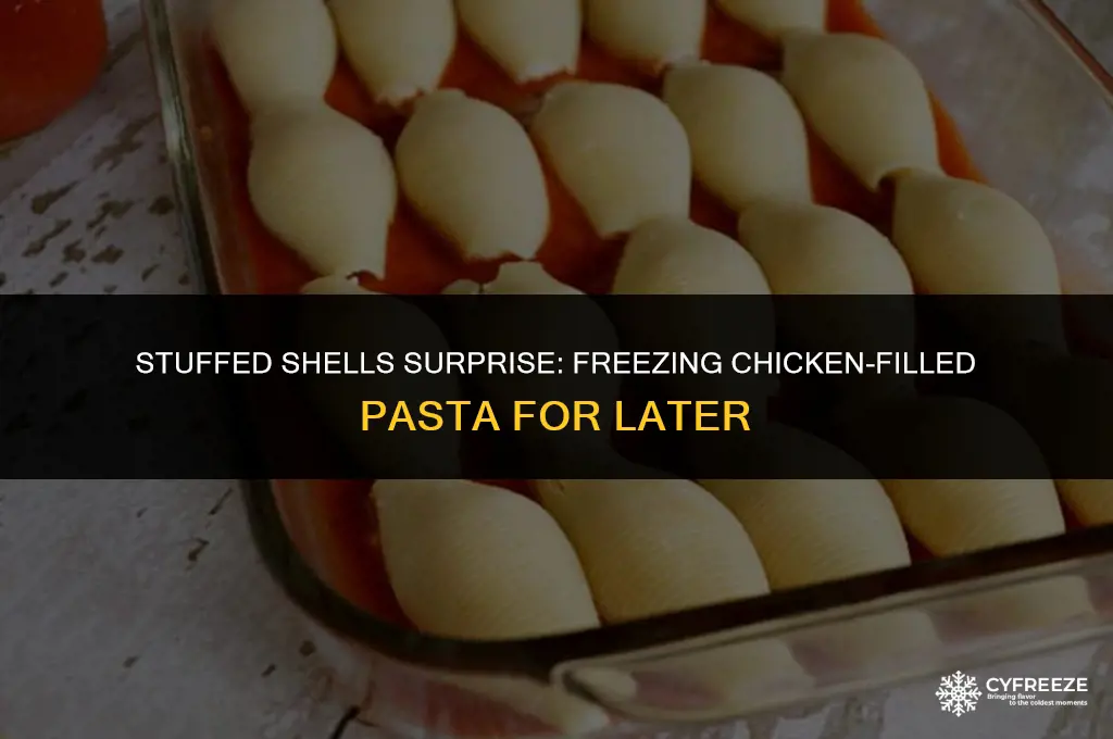 can you freeze chicken stuffed shells