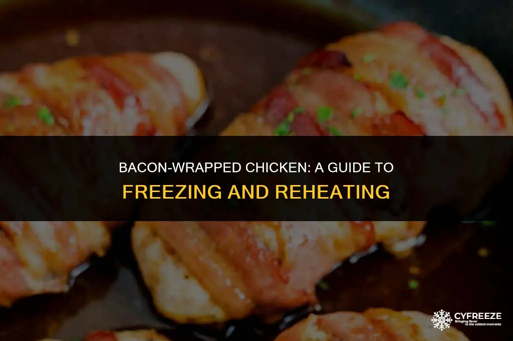 can you freeze chicken wrapped in bacon
