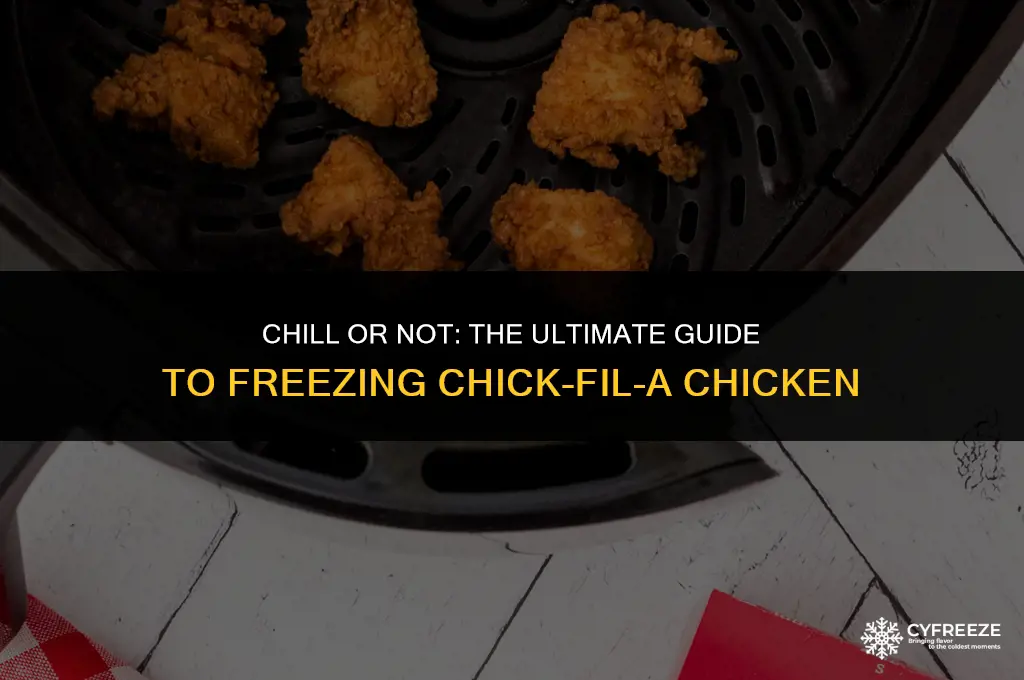can you freeze chickfila chicken