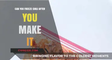 Chili Freeze: Preserving Your Spicy Creation for Later