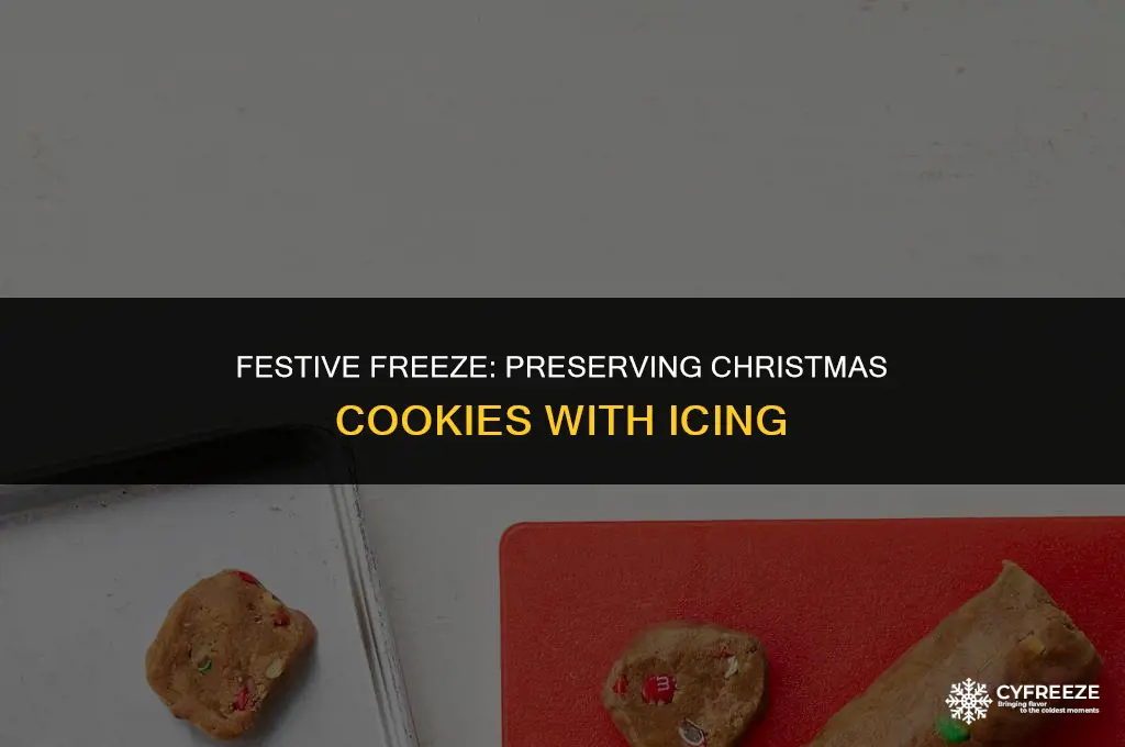 can you freeze christmas cookies with icing