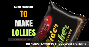 Chill Treats: Turning Cider into Delicious Frozen Lollies