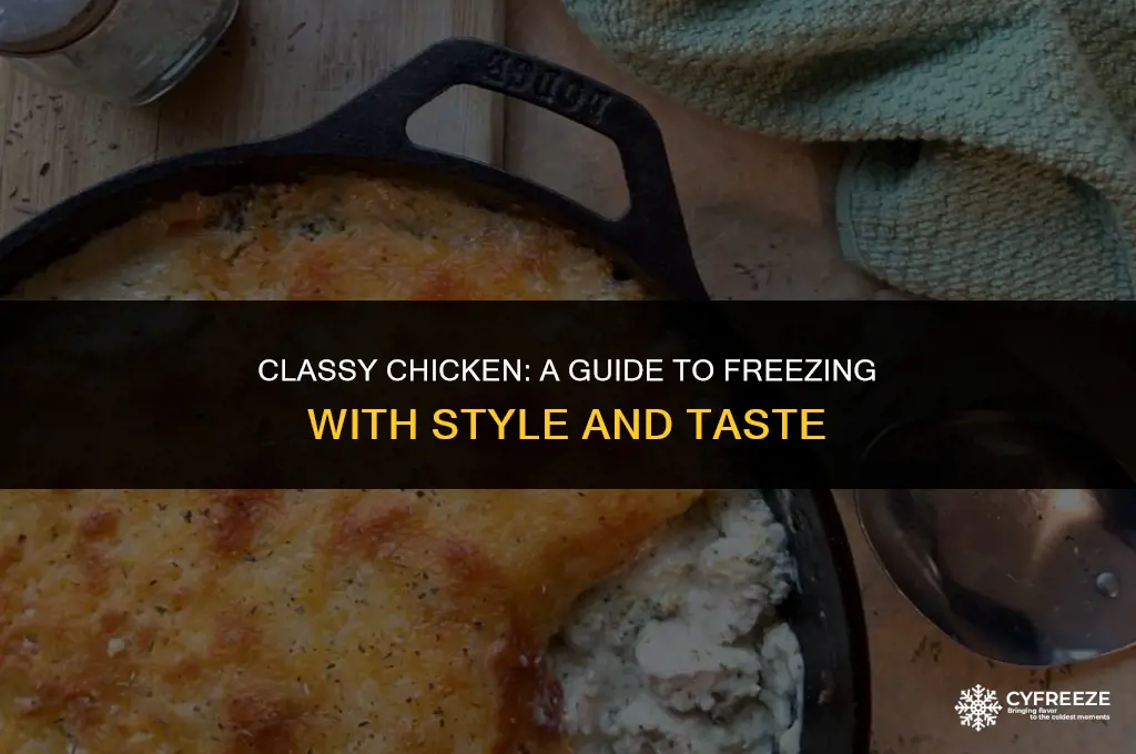 can you freeze classy chicken
