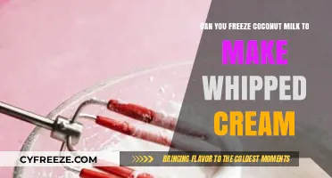 From Freezer to Fluffy: Coconut Milk's Whipped Cream Transformation