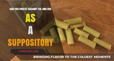 Freezing Coconut Oil: Safe Suppository Use and Benefits Explained