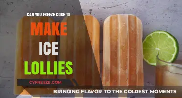 Chill Out with Homemade Coke Ice Lollies: A Refreshing Treat!
