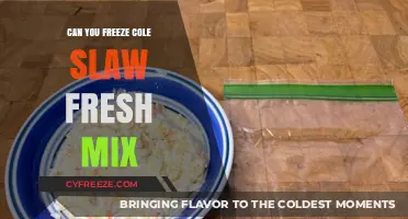 Fresh to Frozen: The Ultimate Guide to Freezing Coleslaw