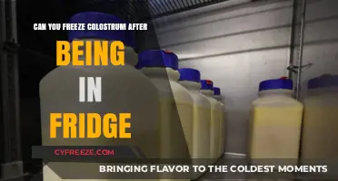 Exploring Colostrum Storage: Freezing After Refrigeration?