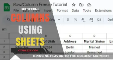 How to Freeze Columns in Google Sheets: A Step-by-Step Guide