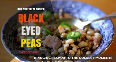 Freezing Cooked Black-Eyed Peas: A Handy Kitchen Tip