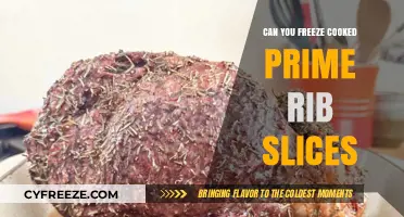 Prime Rib Perfection: Freezing Cooked Slices for Later Enjoyment