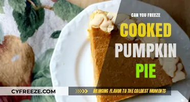 Preserve the Flavor: Freezing Cooked Pumpkin Pie Made Easy