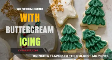 Sweet Success: Freezing Cookies with Buttercream Icing