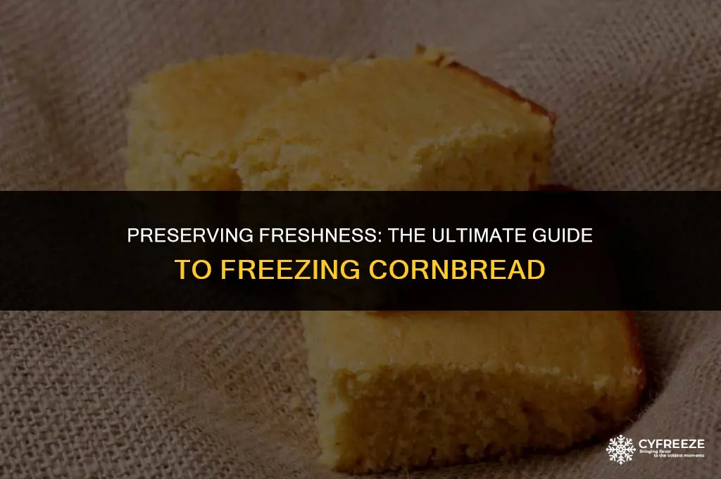 can you freeze cornbread after you make it