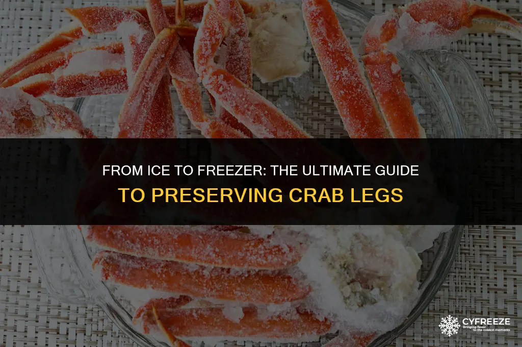 can you freeze crab legs that have been on ice