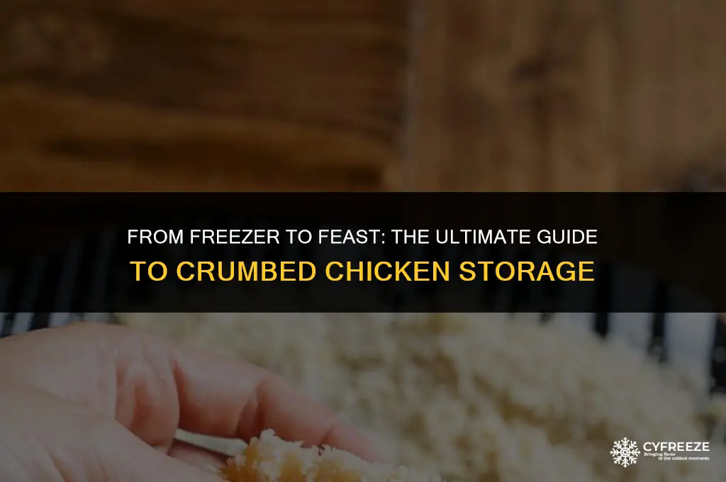 can you freeze crumbed chicken