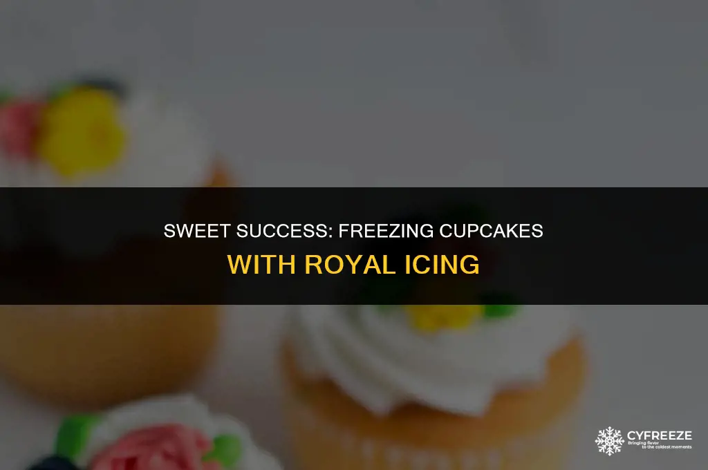 can you freeze cupcakes with royal icing