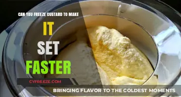 Quick Custard Setting: The Freezing Method Explained
