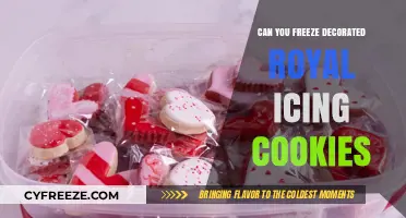 Sweet Success: Freezing Decorated Royal Icing Cookies Made Easy