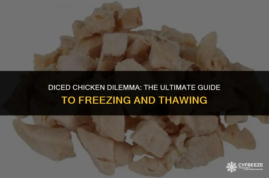 can you freeze diced chicken