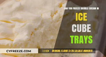 Smart Kitchen Hacks: Freezing Double Cream in Ice Cube Trays