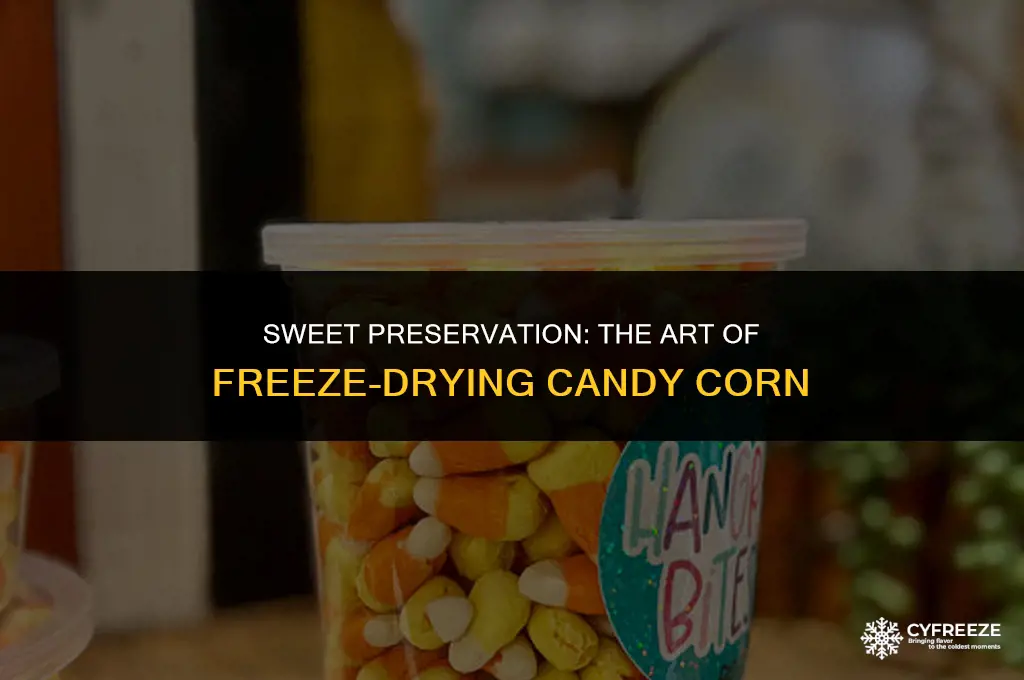 can you freeze dry candy corn
