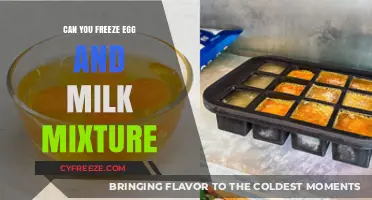 Freezing Egg and Milk Mixture: Tips, Tricks, and Best Practices