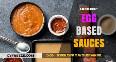 Freezing Egg-Based Sauces: Tips for Safe Storage and Reheating