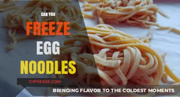 Can You Freeze Egg Noodles? A Complete Guide to Preservation