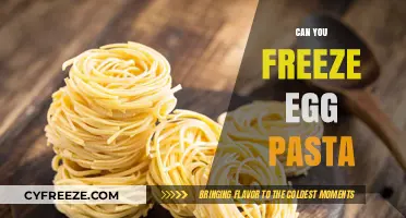 Freezing Egg Pasta: A Guide to Preserving Freshness and Flavor