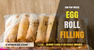 Freezing Egg Roll Filling: Tips for Perfectly Preserved Flavor