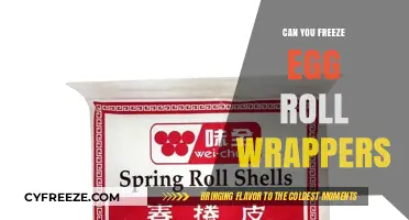 Freezing Egg Roll Wrappers: A Handy Storage Solution for Freshness