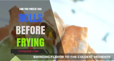 Freeze Egg Rolls Before Frying: A Time-Saving Kitchen Hack