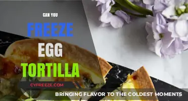 Freezing Egg Tortilla: Tips for Storing and Reheating Perfectly