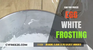 Freezing Egg White Frosting: Tips for Perfect Storage and Use