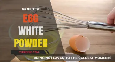 Freezing Egg White Powder: A Guide to Storage and Shelf Life