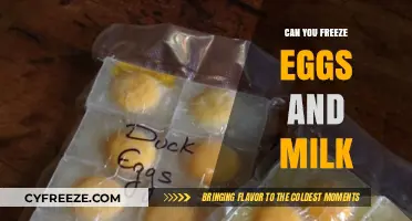 Freezing Eggs and Milk: A Guide to Extending Their Shelf Life