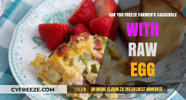 Freezing Farmer's Casserole with Raw Eggs: Tips and Safety Guide