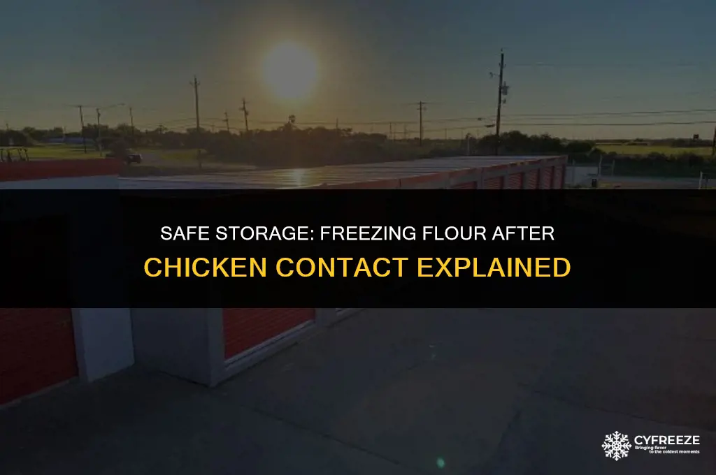 can you freeze flour after chicken contact
