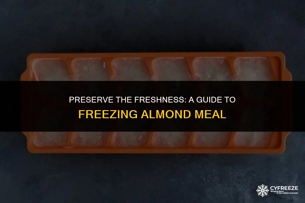 can you freeze fresh almond meal