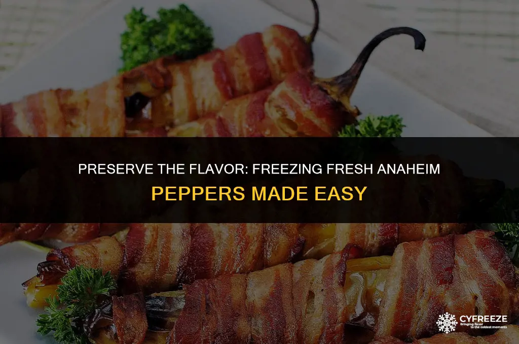 can you freeze fresh anaheim peppers