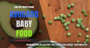 Freezing Fresh Avocado Baby Food: A Nutritious and Convenient Option