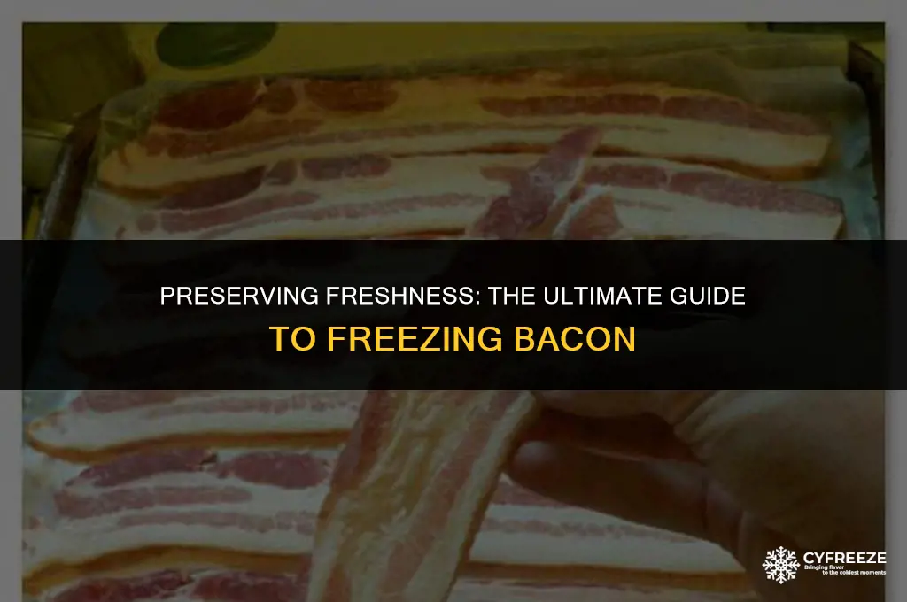 can you freeze fresh bacon