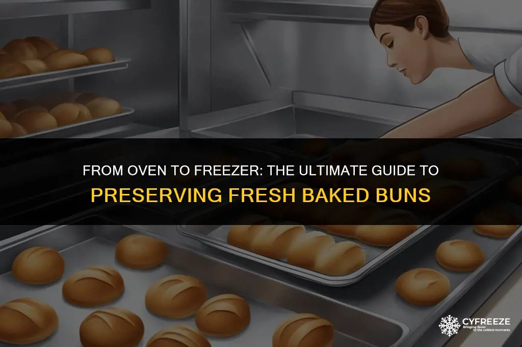 can you freeze fresh baked buns