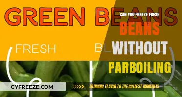 Fresh Beans Freezing Guide: No Parboiling Required!