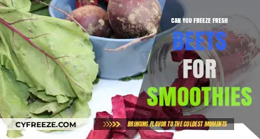 Smoothie Prep: The Ultimate Guide to Freezing Fresh Beets