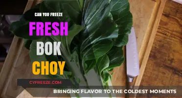 Preserve the Crunch: A Guide to Freezing Fresh Bok Choy