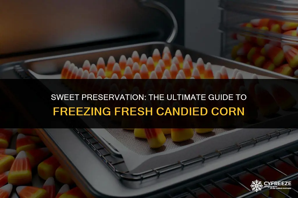 can you freeze fresh candied corn